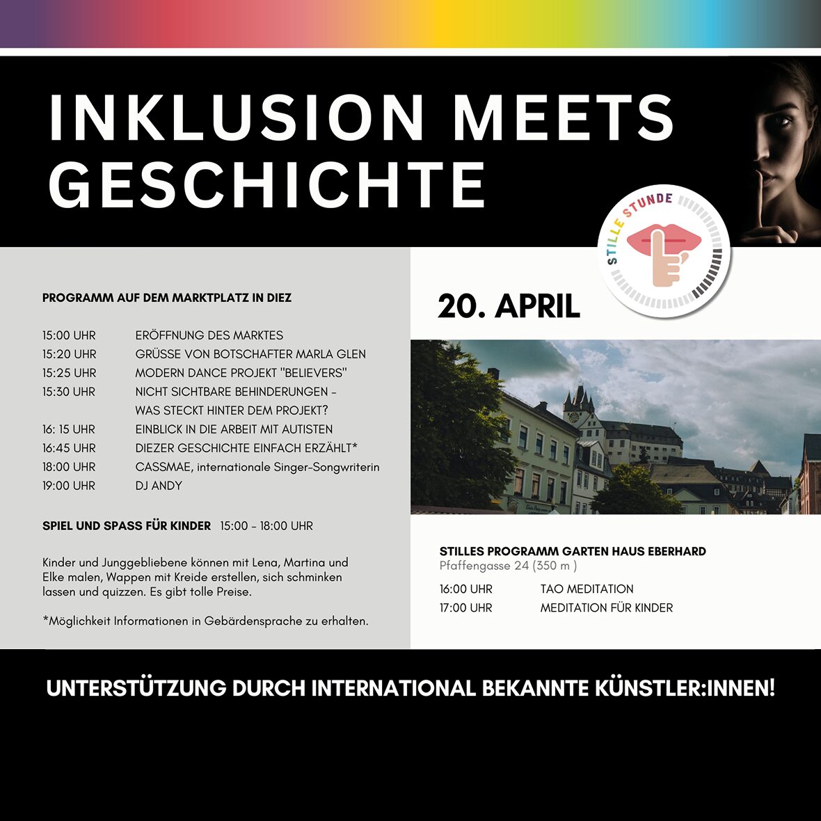 Featured image for “Event! 20.04.24 – Inklusion Meets Geschichte”