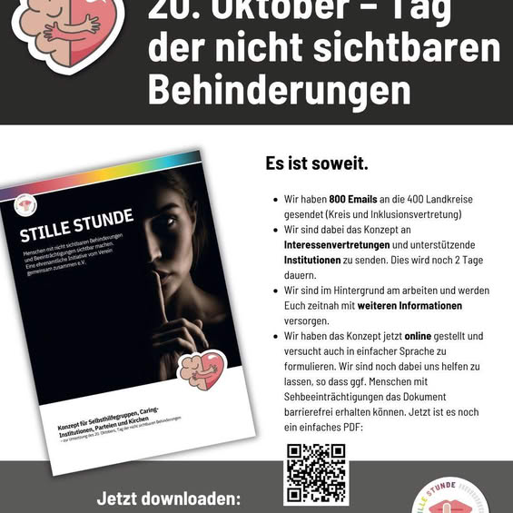 Featured image for “20. Oktober – Tag der nicht sichtbaren Behinderungen”