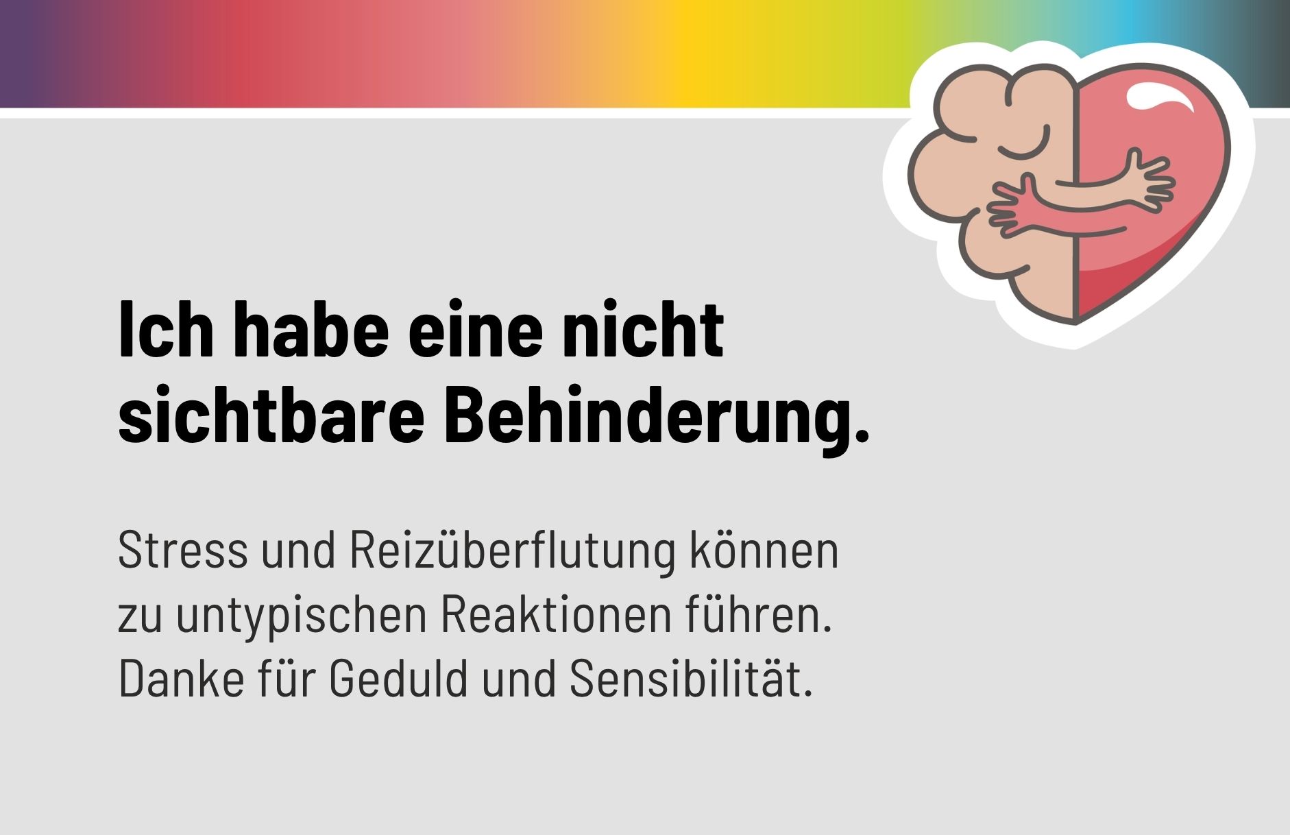 Vorschaubild Ausweis für nicht sichtbare Behinderungen - Seite 1